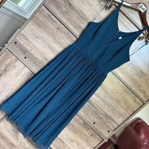 Dress the Population Teal Midi Dress